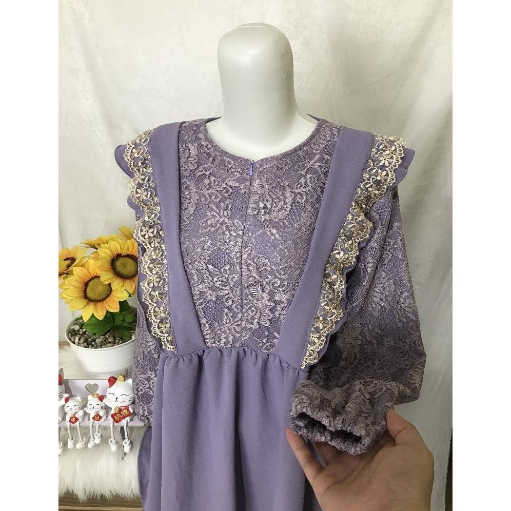 Termurah SETCEL KIRANA CRINKLE AIRFLOW STELAN LONG TUNIK BRUKAT MEWAH GROSIR MURAH MODELLANO SAN