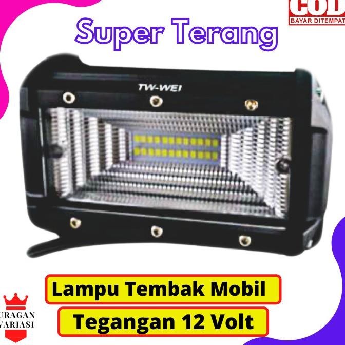 Lampu Led Tembak Sorot Kabut Mobil Truk Truck TW WEI 24 Mata 12 Volt