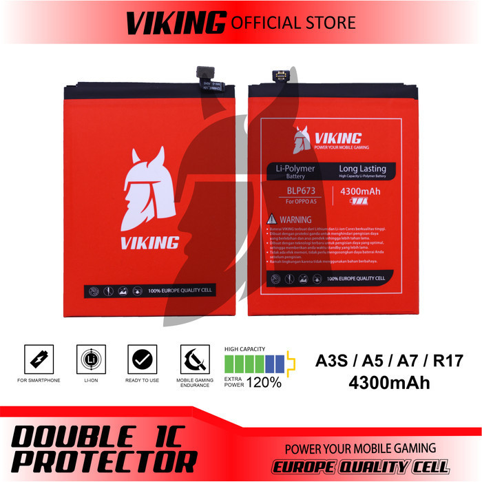 Promo Viking Baterai Oppo A31 2020 / Oppo A12 2020 Blp673 Double Power