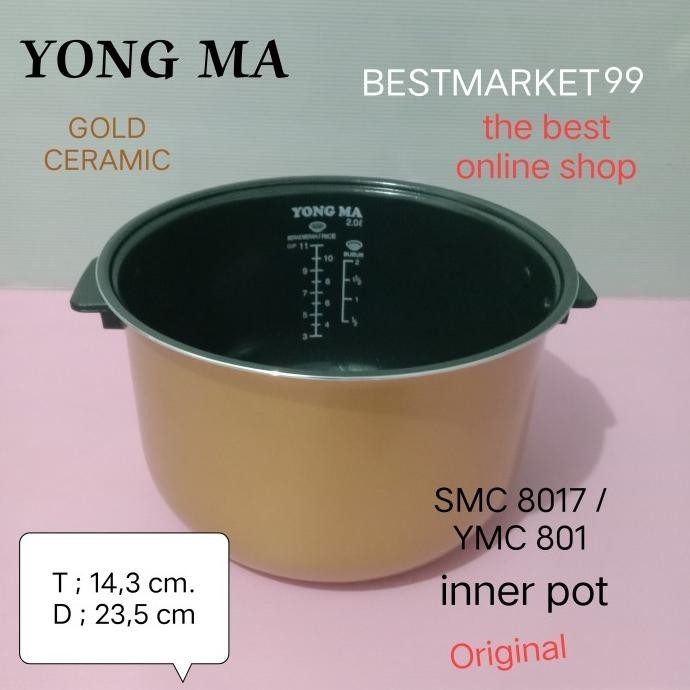 PANCI YONGMA GOLD CERAMIC ORIGINAL UNTUK YMC 801 / SMC 8017