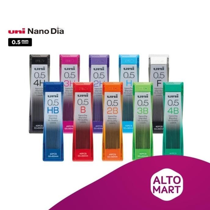 

Big Sale - UNI NANO DIA Pencil Lead Refill 0.5 mm Isi Pensil Mekanik Pilot Zebra !