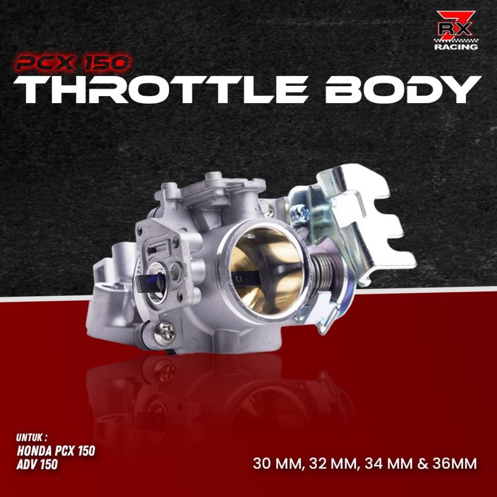 Ready Oke Tb Throttlebody Honda Pcx Adv 150 Diameter 30Mm 32Mm 34Mm 36Mm