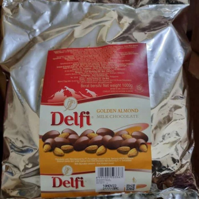 

coklat Delfi almond / mede 1kg