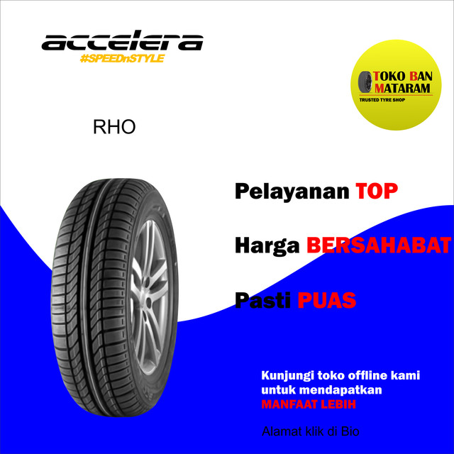 ACCELERA 185/60 R15 185/60R15 185/60/15 18560 R15 18560R15 R15 R 15 i(RHO)
