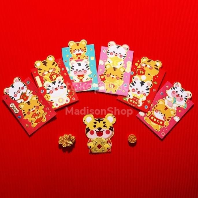 

New Angpao Imlek Pendek Angpau Macan 2022 Terbaru Amplop Ampau Sincia Terbaik