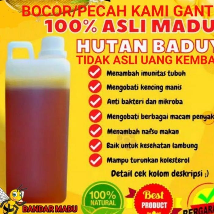 

Madu Baduy Raw Honey Madu Dan Murni 1 Kg(Free Safety Paing)