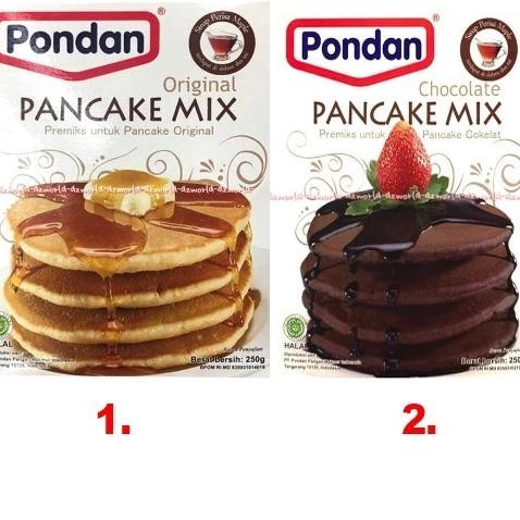 

Pondan Chocolate Pancake X 250Gr Tepung Kue Instant Membuat Kek Pancek Cokelat Coklat Pon Dan