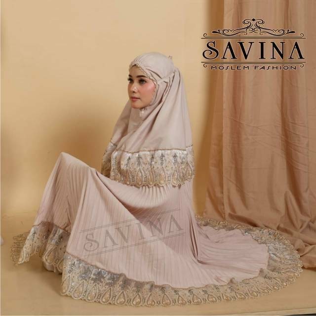 [SYAR'I MINERV] mukena plisket dewasa jumbo / mukena murah renda swarovski gold / mukena plisket