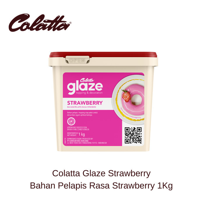 

JUAL Colatta Glaze Strawberry - Bahan Pelapis Rasa Strawberry 1Kg