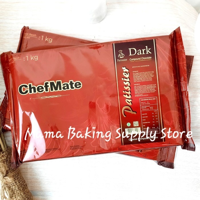 

HARGA DISKON CHEFMATE PATISSIER Dark Chocolate Compound Coklat Kompon Hitam 1 KG