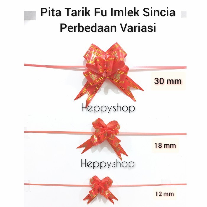 

Pita Tarik Fu Imlek Sincia, Pita Serut Fuk Hok Hoki 052