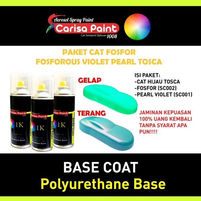 

Terjangkau CARISA CAT SEMPROT FOSFOR GLOW INTHE DARK TOSCA PEARL VIOLET