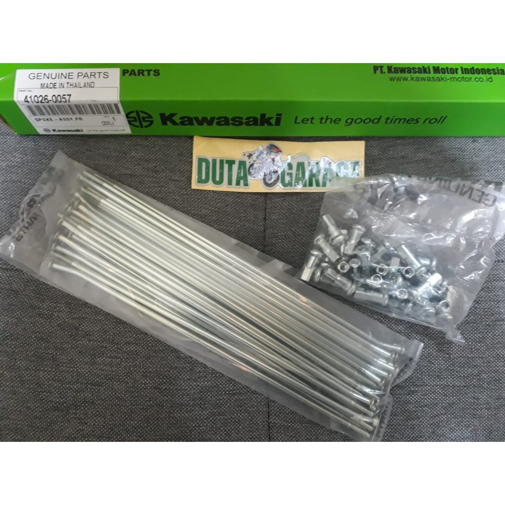 Jari Jari Ruji SET Depan Velg 19 Hole 28 Kawasaki KLX 150 41026-0057