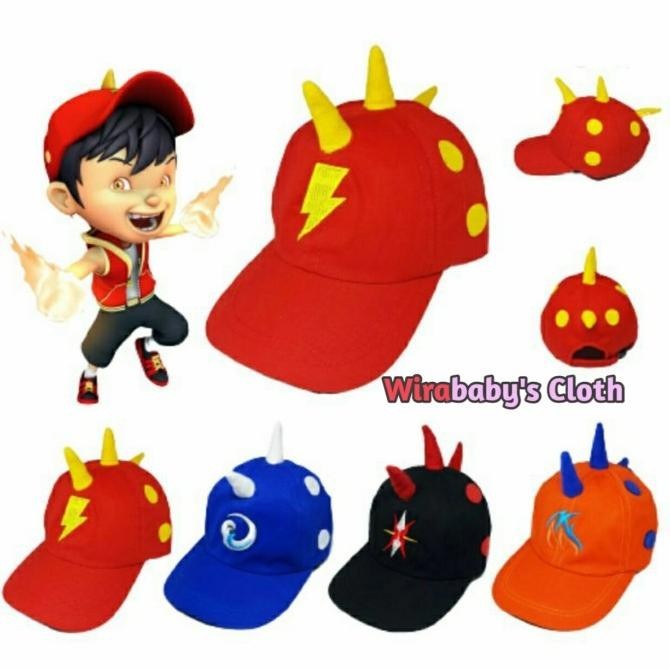 Topi Anak Boboiboy Topi Baseball Karakter Boboiboy Halilintar