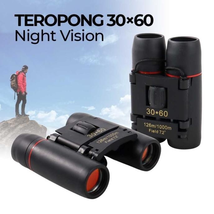 Tropong Teropong Binocular Night Vision Jarak Jauh Siang Malam Murah