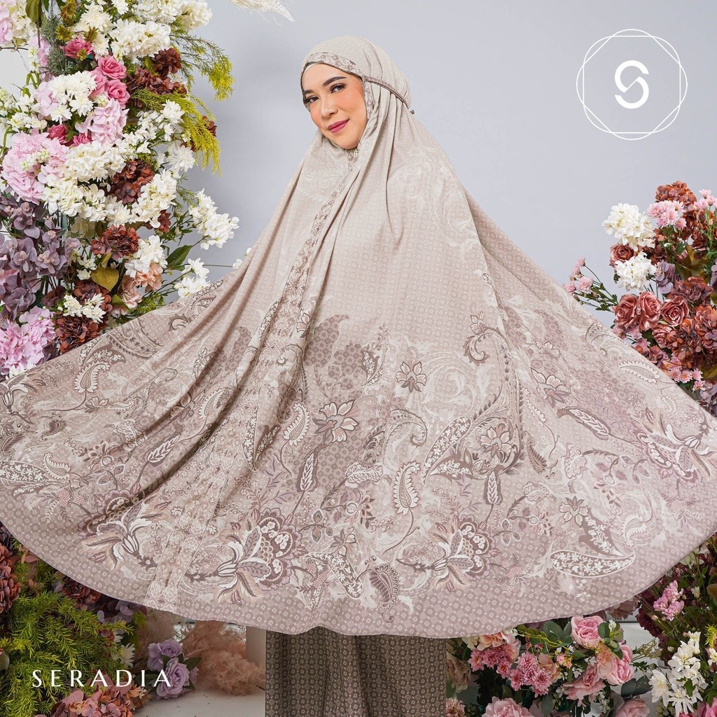 [SYAR'I MINERV] Seradia x Fitrop - Mukena Nayeena Fantan Prayer Set Free Sajadah Mini