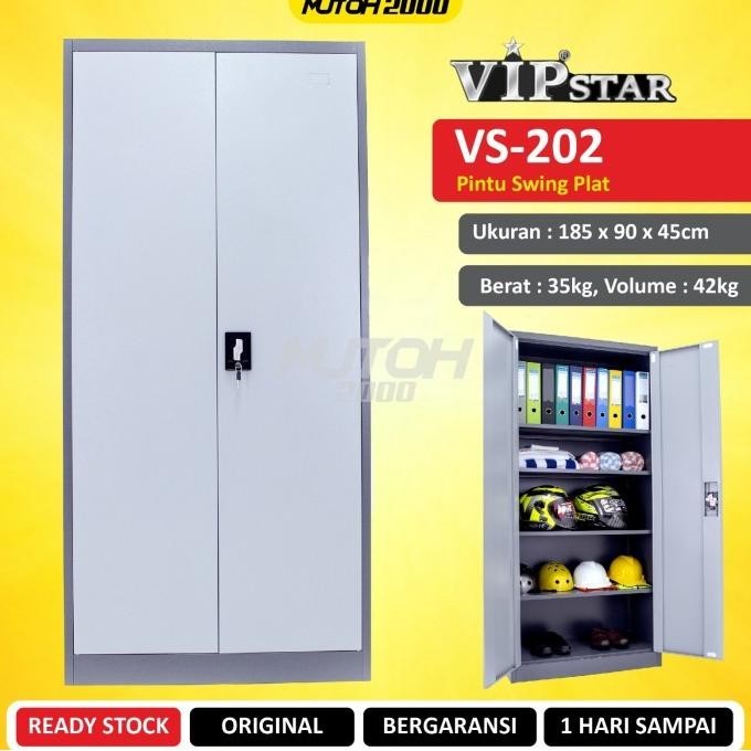 

Best Seller Vip Star Vs-202 Lemari Arsip Besi Pintu Swing Plat Berkualitas