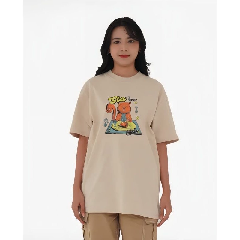 Kaos Jkt48 Vol.4 Emoji Series T-Shirt Basic | JKT48 Gita Almond Milk