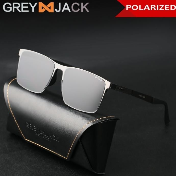 New Sale Kacamata Hitam Sunglasses Polarized Uv Kotak Pria Keren 8512 Original