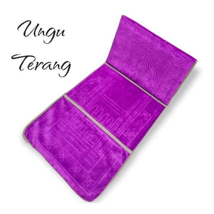 Sajadah Duduk Sajadah Lipat / Sajadah Sandar Bahan Bludru Empuk Sandar