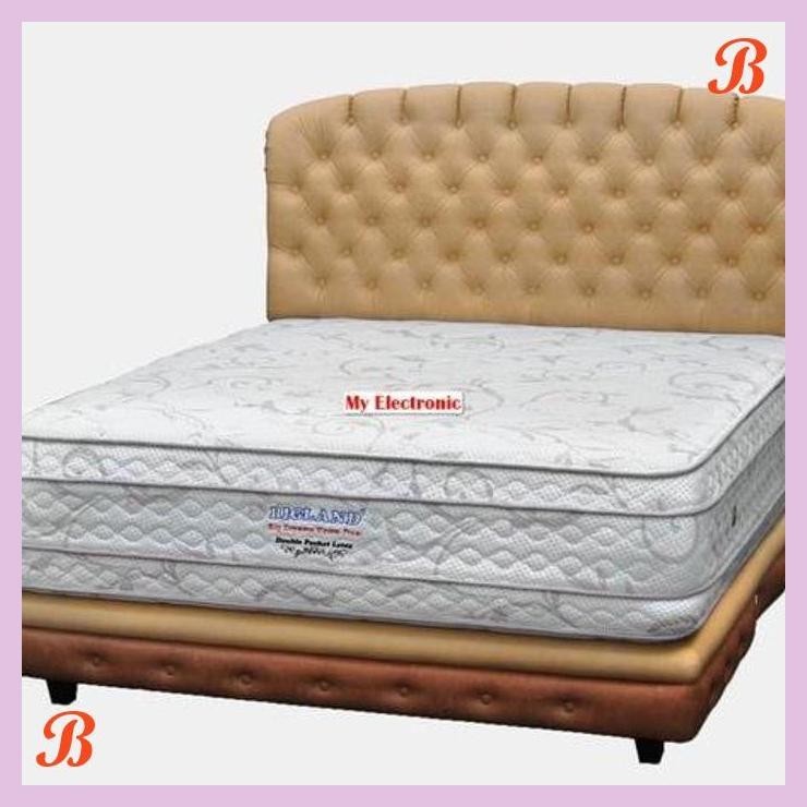 | ME | HARGA KASUR SPRINGBED BIGLAND DOUBLE POCKET LATEX HANYA KASUR UKURAN 200