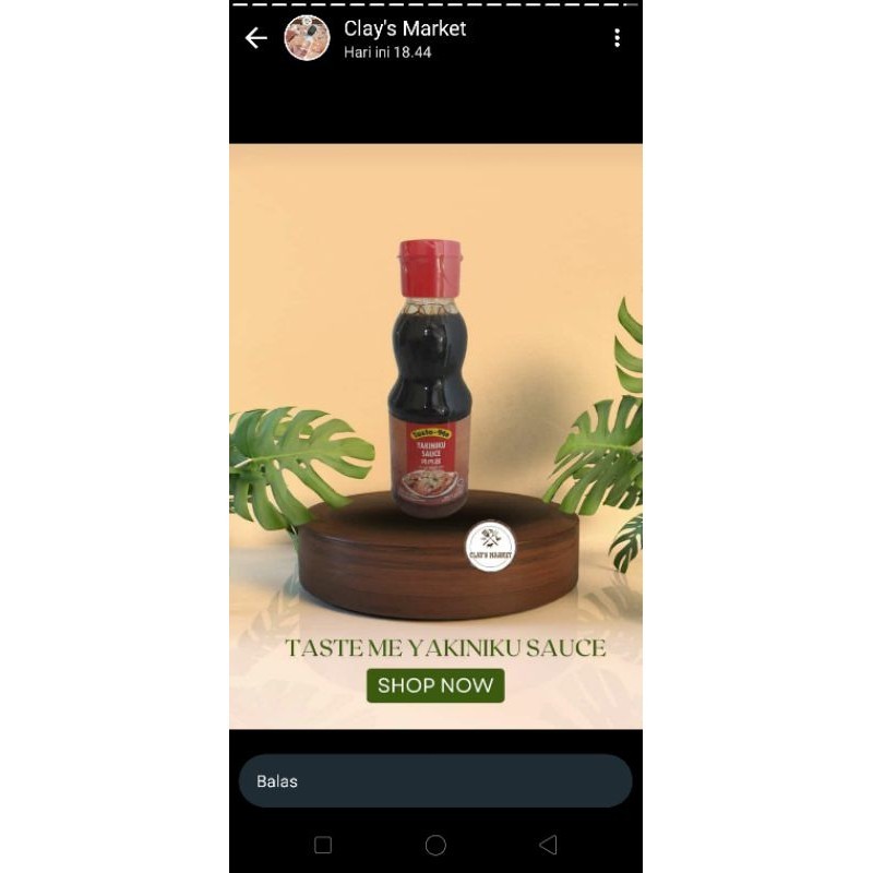 

Taste Me Yakiniku Sauce