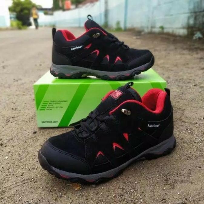 sepatu gunung wanita waterproof hiking tracking outdoor karrimor