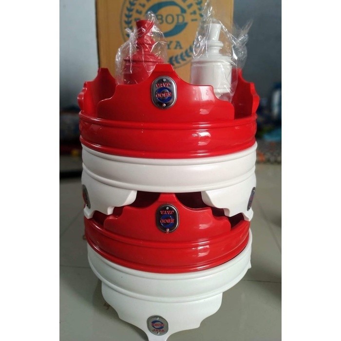 PROMO KANDANG Burungkandang- Tebok Lovebird Ebod Pvc Strong ( Model Batman ) - Putih
