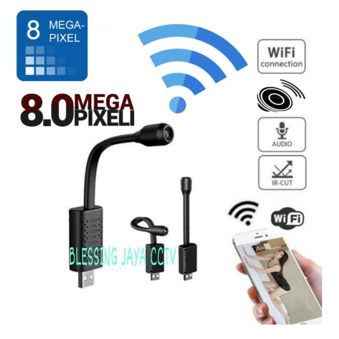 READY IP CCTV USB SPY IP CAMERA CCTV MINI 8MP ONLINE VIA WIFI SPY KAMERA