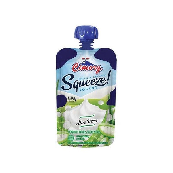 Promo Harga Cimory Squeeze Yogurt Aloe Vera 120 gr - Shopee