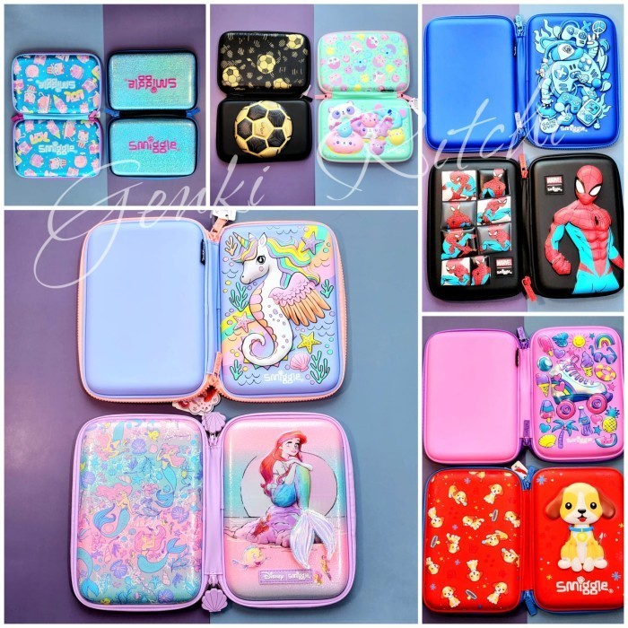 

Tempat Pensil Smiggle Original Hardcase 3D Eva Waterproof Sports