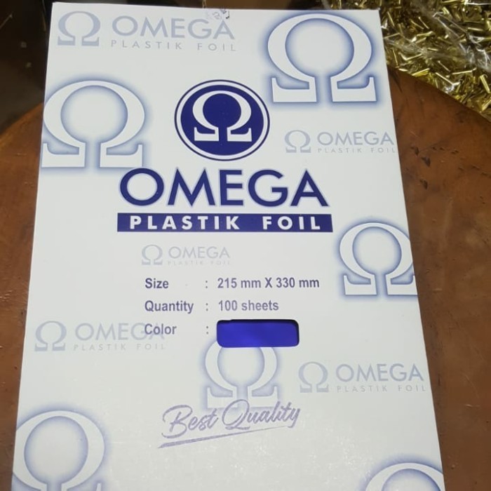 

DISKON Omega Plastik Foil Emas Silver 215mmx330mm