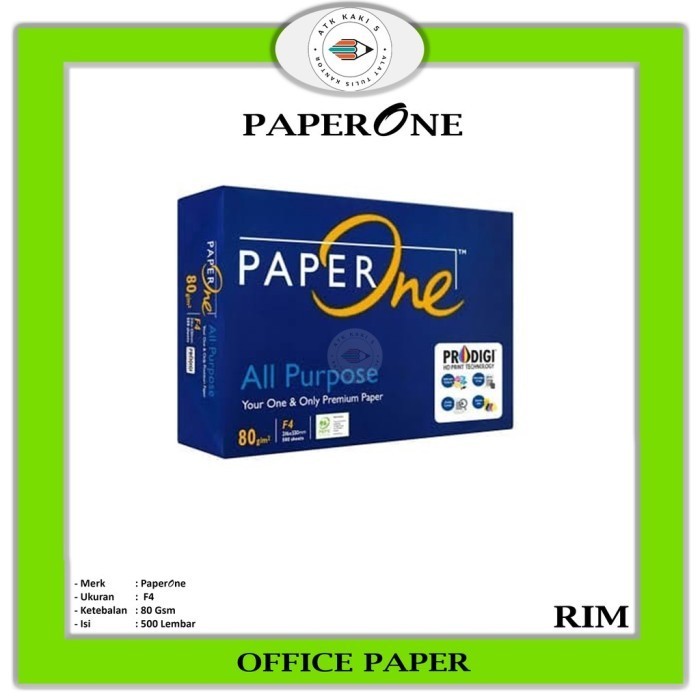 

HARGA DISKON TERMURAH!!! KERTAS PAPERONE F4 80 GRAM OFFICE PAPER PRINT