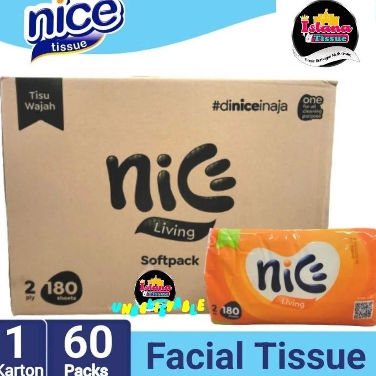 Tissue NICE 180 Sheet (1 KARTON)
