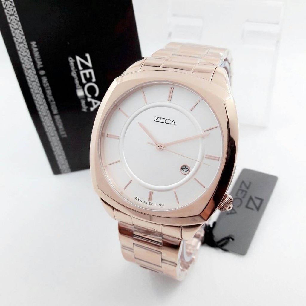 Zeca Jam Tangan Formal Wanita Murah 2008MHD Rose Gold - All Stainless - Quartz - Original