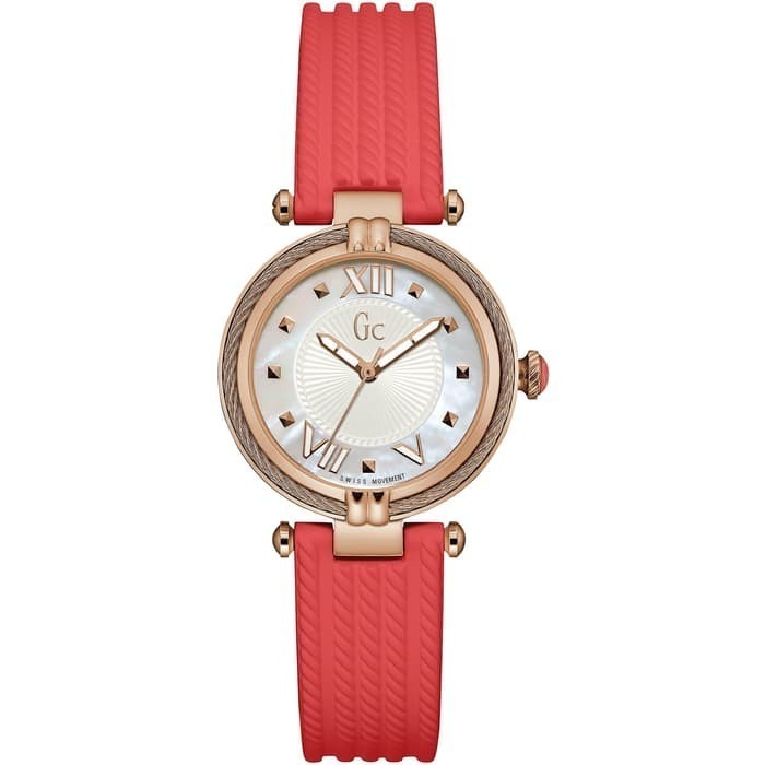 GC Jam Tangan Formal Wanita Murah Y18007L1 - Tali Karet - Quartz - Original