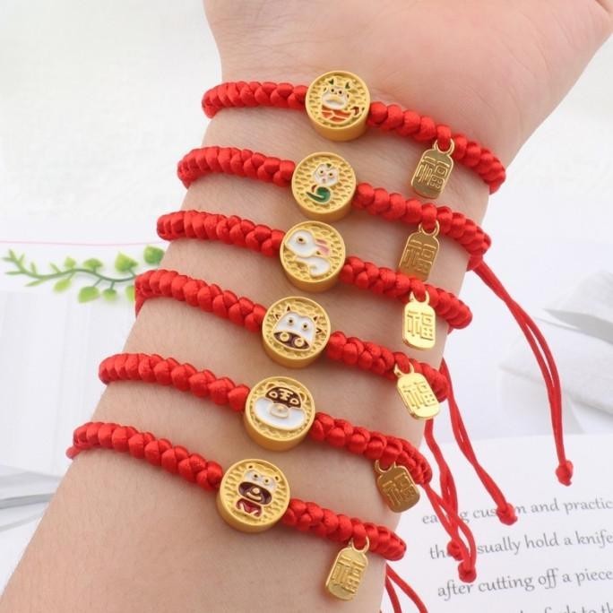 

Gelang Merah 12 Shio Tali Merah Chinese Zodiac Kado Imlek Ultah Bday Berkualitas