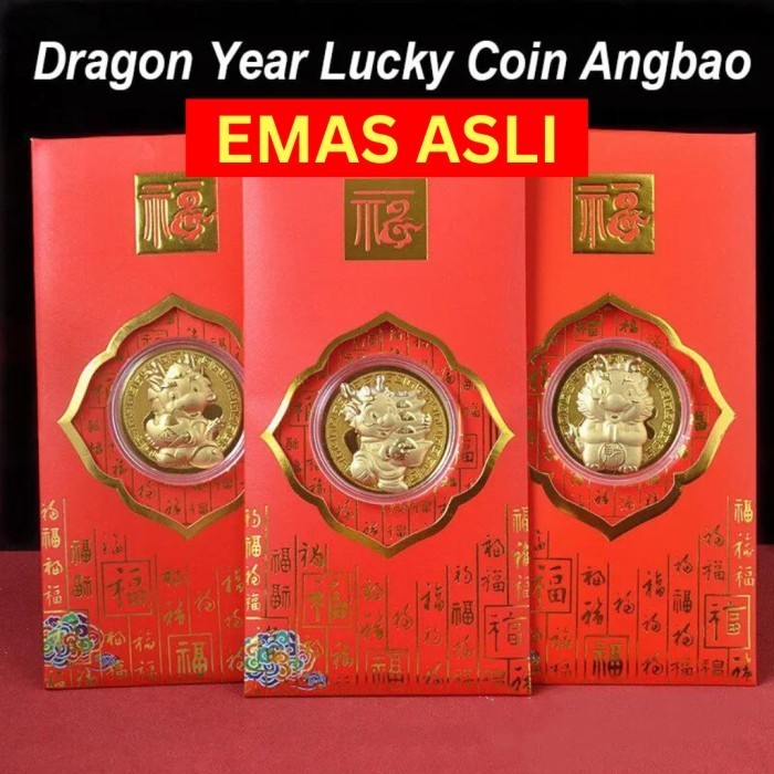 

Angpao Sincia Imlek 2024 Naga Dragon Ampau Tahun Baru Ukuran Panjang