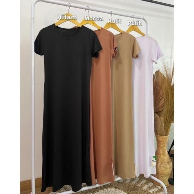 Inner Dress lengan pendek Inner Dress Manset Gamis lengan pendek Manse