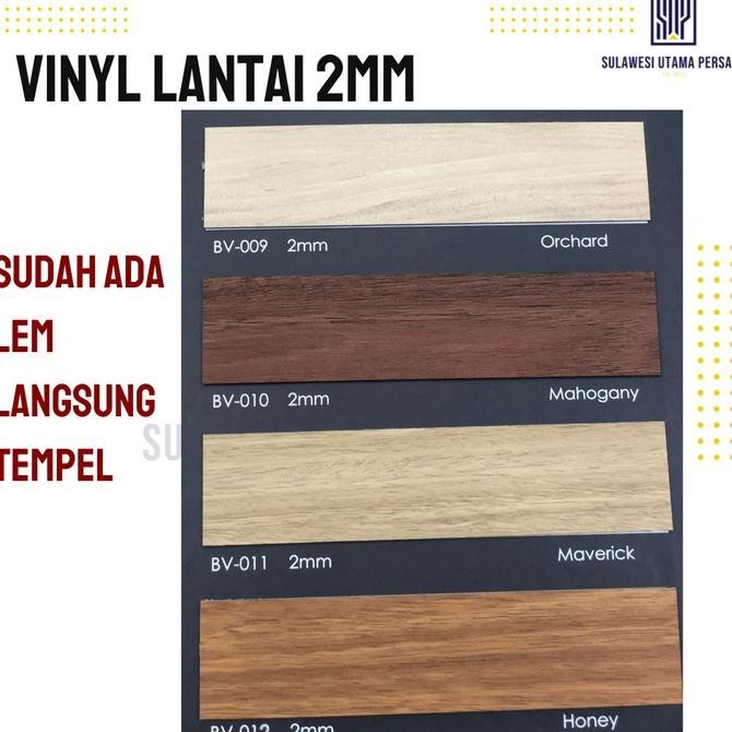 +++++] Vinyl Sticker Lantai 2mm Murah Langsung Tempel