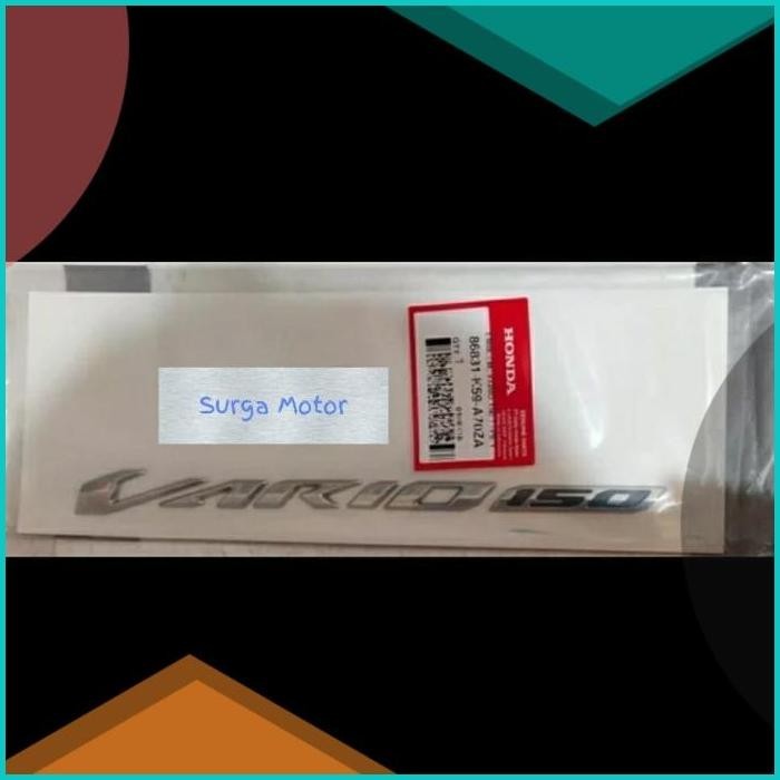 Emblem Vario 150 Vario150 LED 2018 sticker stiker timbul ORI HONDA AHM