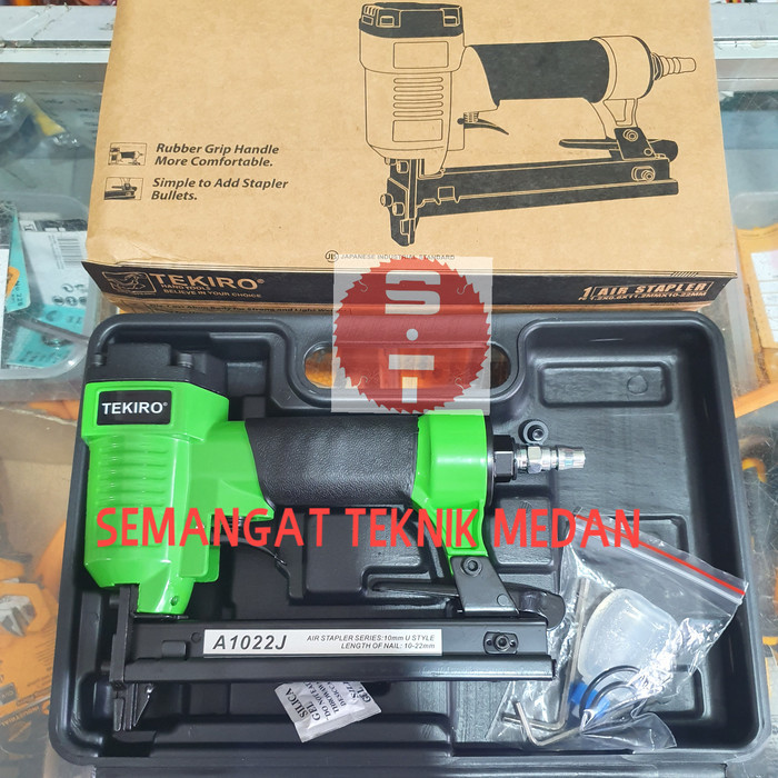 

1022J AIR NAILER GUN STAPLES ANGIN PAKU TEMBAK U TEKIRO 1022 J 22mm