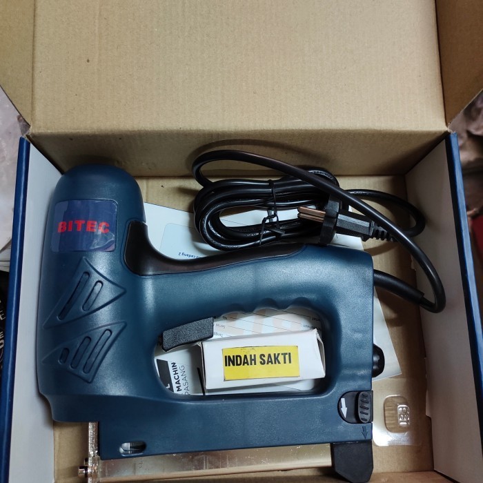 

TERMURAH - Nailer Gun Electric 2 in 1 Mesin Staples Tembak Paku Listrik U/I