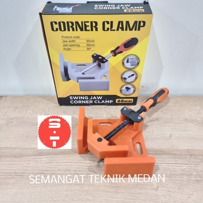 BEBAS ONGKIR - RAGUM BAIS CATOK SUDUT SIKU SWING JAW VISE CORNER CLAMP KAYU SOLID