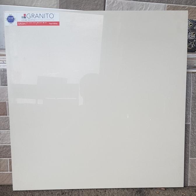 Granit Lantai 60X60 Granito Crystal Pearl White Kw1