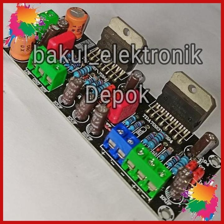 kit amplifier stereo tda7294 tda7293 (bke)