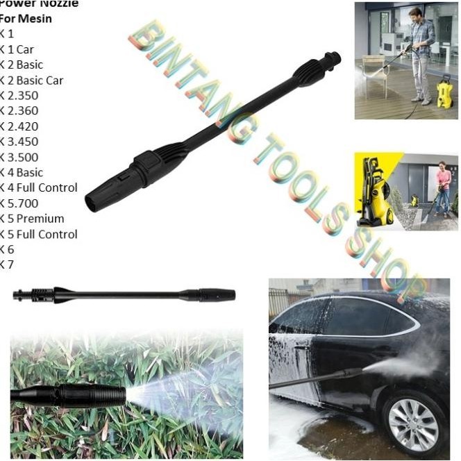 Power Nozzle Lance Jet Cleaner For Karcher Nozzle K1 K2 K3 K4 K5