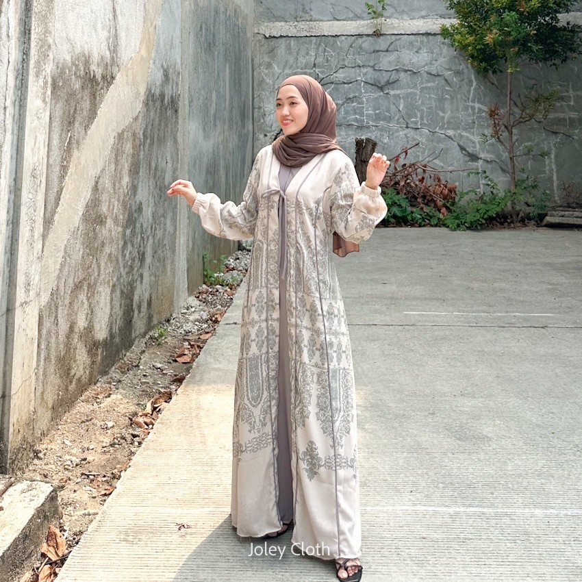 OOTD STYLLISH Joley Cloth - NEW MOTIF Alia Dress Part 2 Gamis Motif Premium Dress Terbaru Mewah Baju