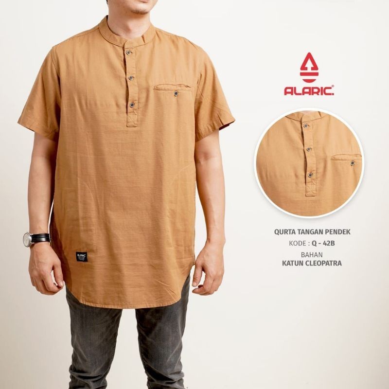Kurta Pria ALARIC ORIGINAL Lengan Pendek