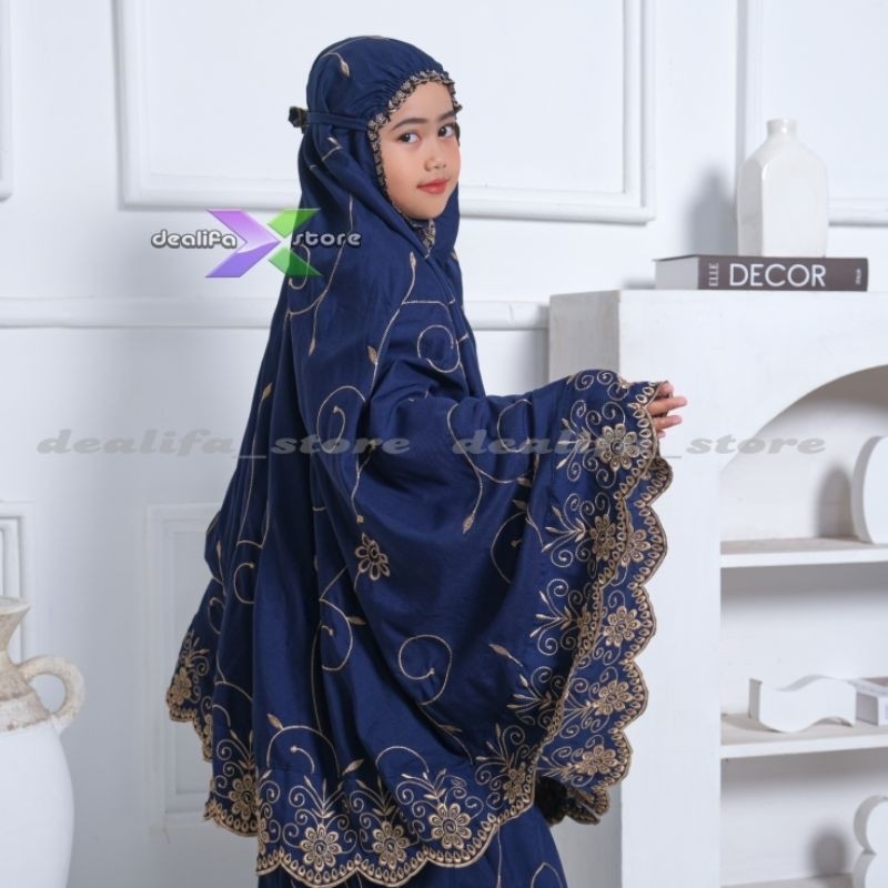 Mukena Anak Umur 10 Sampai 12 Perempuan 7 8 Tahun 3 4 5 6 2 Set Rukoh Cewek Alat Sholat Lengkap 1 Pa